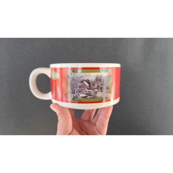 Currier & Ives Soup Mug - Picture 4 of 10